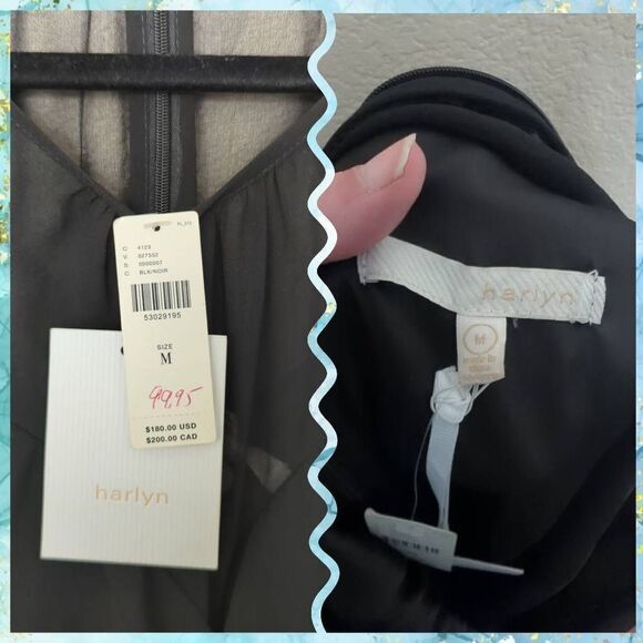 NWT Anthropologie Harlyn Amaris Flutter-Sleeved Jumpsuit. M - Picture 12 of 12